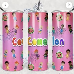 Pink Cocomelon Inspired Tumbler